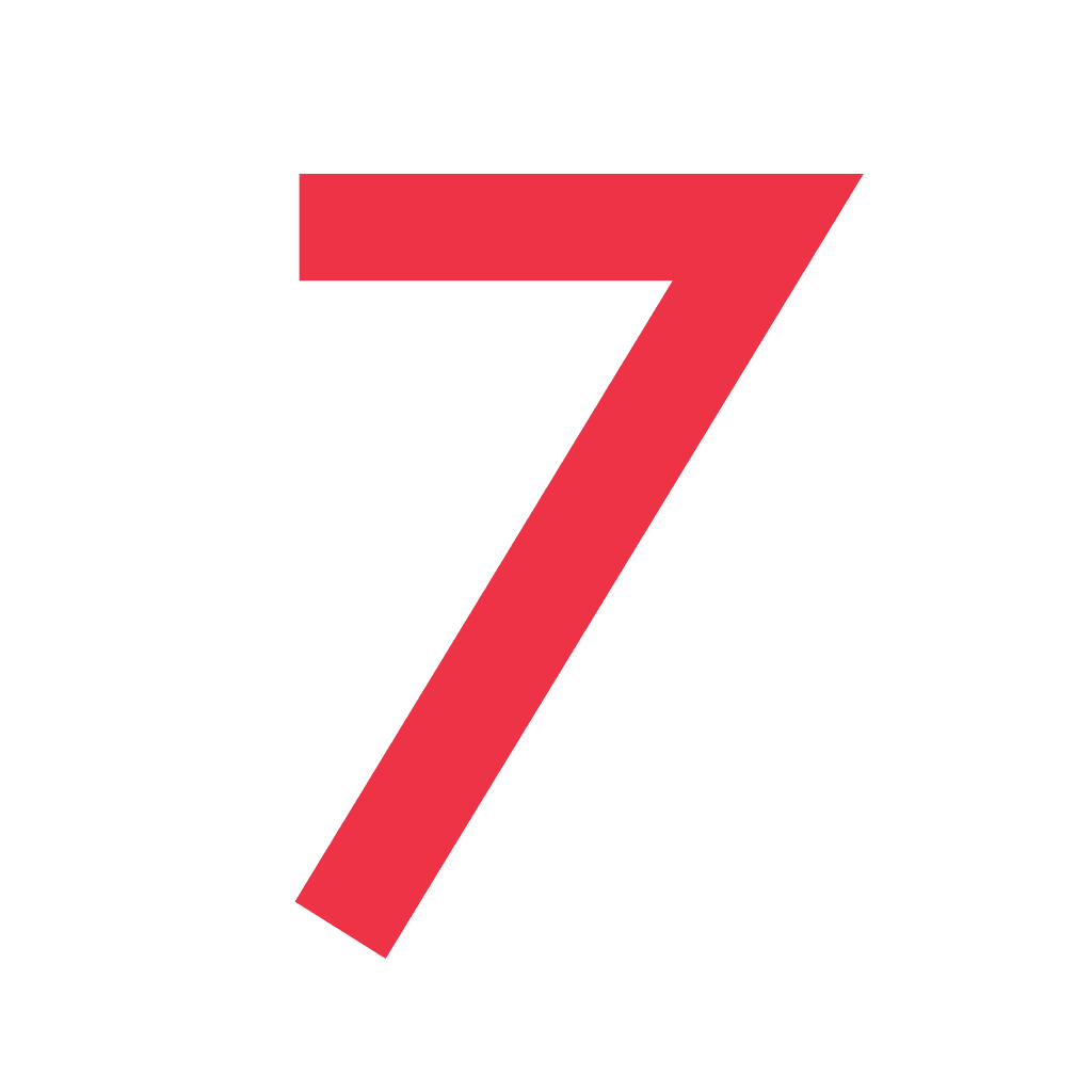 red number seven