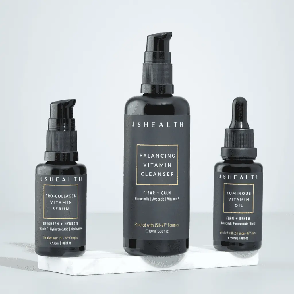 Health and beauty products with branded labels