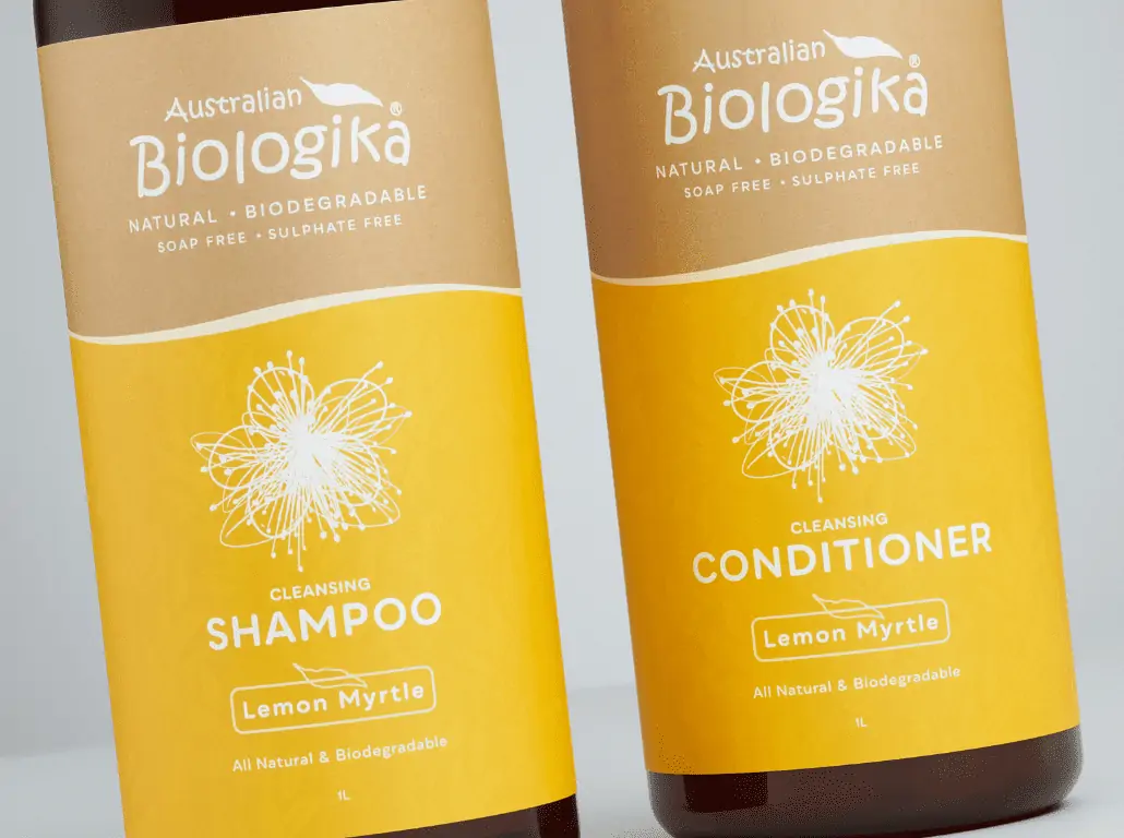 An example of digital printing - shampoos complete with label by Ultra Labels.